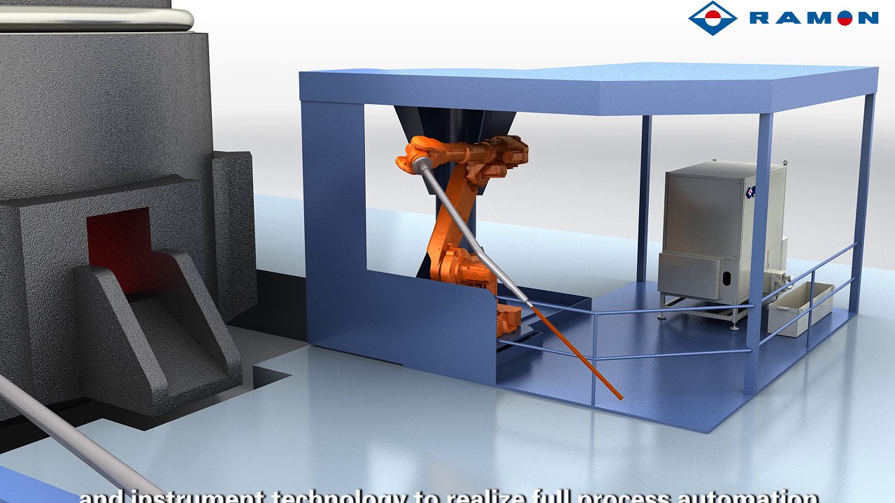 RAMON Robot Temperature Measuring & Sampling Control System - YouTube