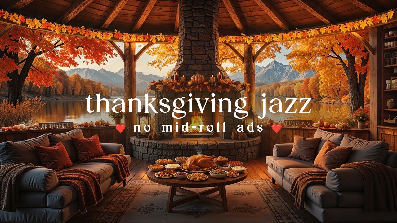 在 YouTube 上觀看「🦃 Autumn Thanksgiving Jazz (NO MID-ROLL ADS) – Cozy Harvest Ambience for Relaxation & Study」 在 YouTube 上觀看「🦃 Autumn Thanksgiving Jazz (NO MID-ROLL ADS) – Cozy Harvest Ambience for Relaxation & Study」