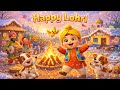Happy Lohri Kids Song 🎶 | Sundar Mundriye Style | Punjabi Rhymes for Babies 👶🔥