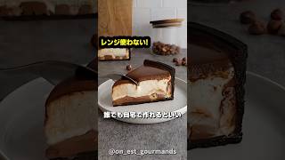 自宅でプロの『アーモンドチョコレアチーズケーキ』を作る方法...のはずが...