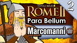 THESE BARBARIAN WARS ARE BRUTAL! 🏛️ Total War Rome 2: Para Bellum: Marcomanni Campaign Gameplay #2