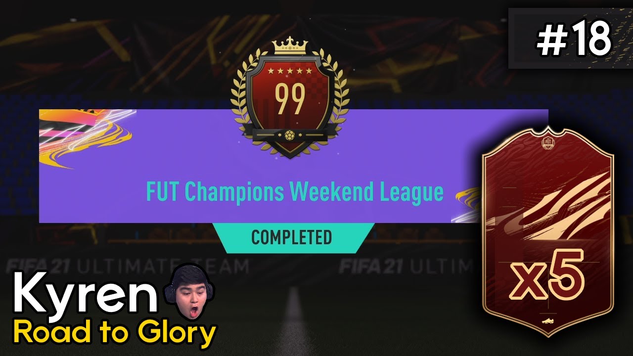 5 RED PICKS! OPENING OUR T100 FUT CHAMPS REWARDS! - KYREN ROAD TO GLORY #18 | FIFA 21 Ultimate Team