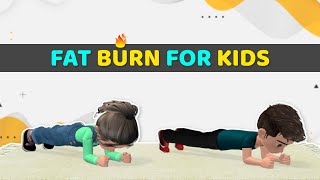 15-MINUTE FULL BODY FAT BURN - EXERCISE FOR KIDS