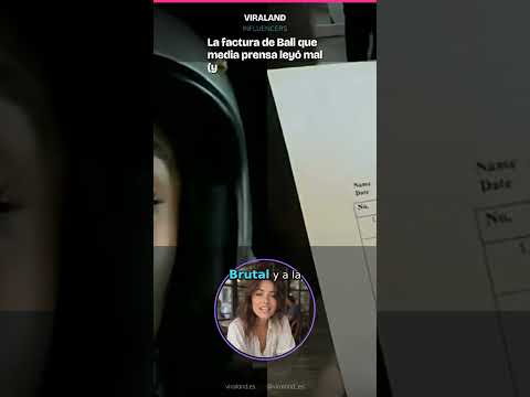 La factura de Bali que media prensa leyó mal (y Marina Rivers sí enseñó)