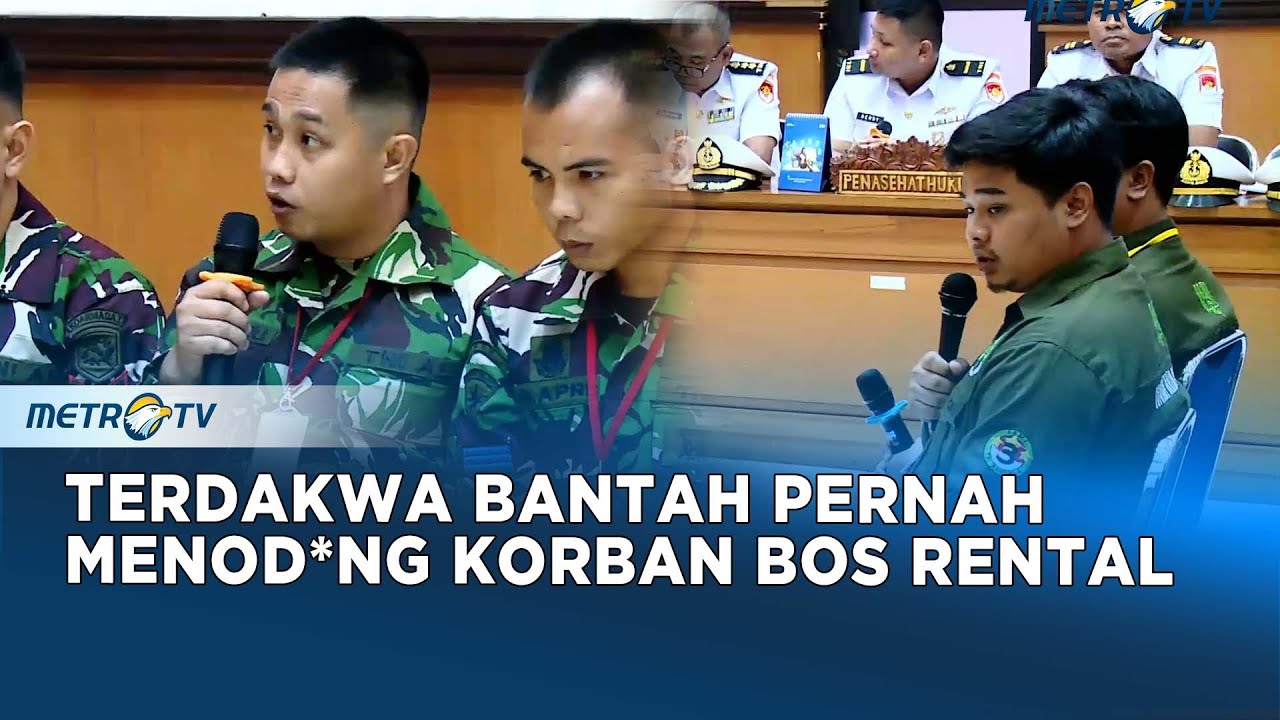 Terdakwa Bantah Kesaksian Anak Bos Rental: Saya Tidak Menodong dan Sebut Anggota TNI