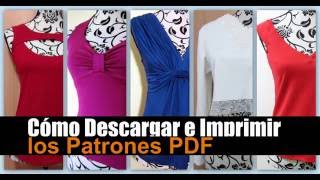 Descargar e Imprimir patrones de costura PDF de Baúl las Costureras - YouTube