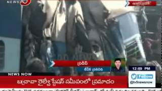 Dehradun-Varanasi Janta Express Derails in Raebareli,15 killed : TV5 News screenshot 2