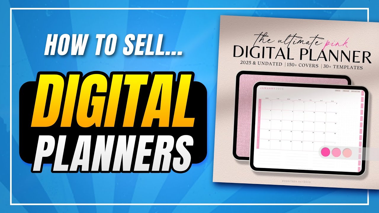 5 Digital Planners That YOU Can Sell On Etsy