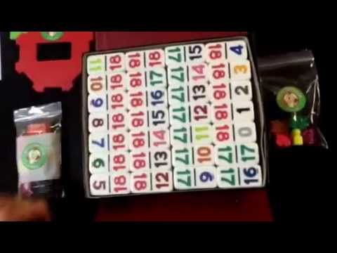 NUMBERS CHH Games Mexican Train Dominoes Double 18 