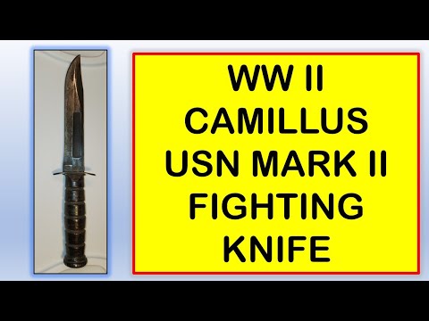 World War II, Camillus USN Mark II Fighting Knife @Warthogg1