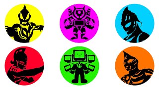 Ultraman Ginga, Skibidi Toilet, Ultraman Geed, Ultraman Cosmos, Titan Tv Man, Cameraman, Ultraman X