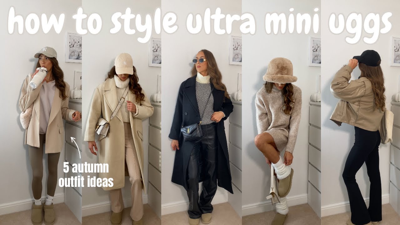 HOW TO STYLE ULTRA MINI UGGS 🧸☕️🍂 | 5 AUTUMN OUTFITS TO WEAR WITH UGGS ...
