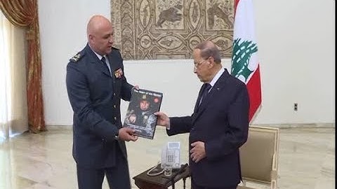 رئيس الجمهورية استقبل قائد الجيش :   الجيش جزء مني ولا وطن من دونه -   جويل الحاج موسى