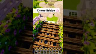 Minecraft Cherry Bridge 🌸 Build Idea & Tutorial #minecraft
