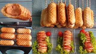 Hot dog waffle/sausage waffle