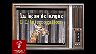 La petite leçon de grammaire : L'interrogation