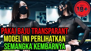 MODEL PAKAI BAJU TRANSPARAN