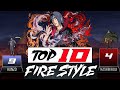 TOP 10 FIRE STYLE USERS - AnimeScale