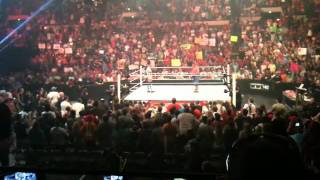 Rey Mysterio vs John Cena, Raw in Hampton, VA 7/25/2011