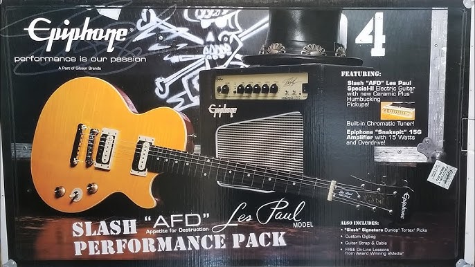 Epiphone - Slash 'AFD' Les Paul Special-II Performance Pack Demo at GAK 