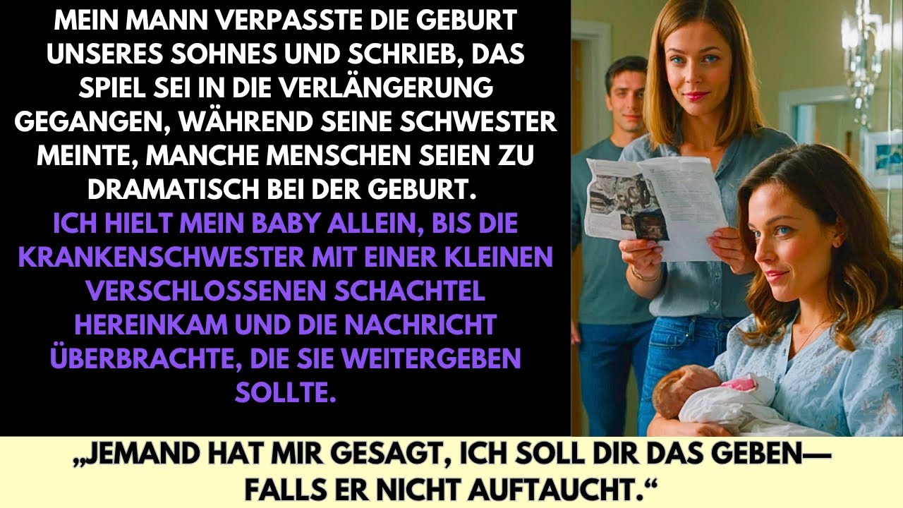 Mein Mann Verpasste Die Geburt—Dann Gab Mir Eine Krankenschwester Eine Box Falls Er Nicht Käme