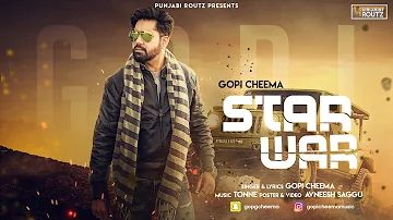 Star War | Lyrical Video | Gopi Cheema | Tonne | Jattistan | Latest Punjabi Song 2018 | Napotism