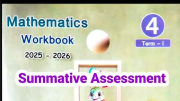 4th standard maths term 1 summative assessment work book answer ennum ezhuthum 2025 2026
