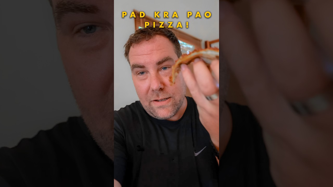Thailand Put Pad Kra Pao ON A Pizza?! Is It Delicious Or A Bomb? 🇹🇭