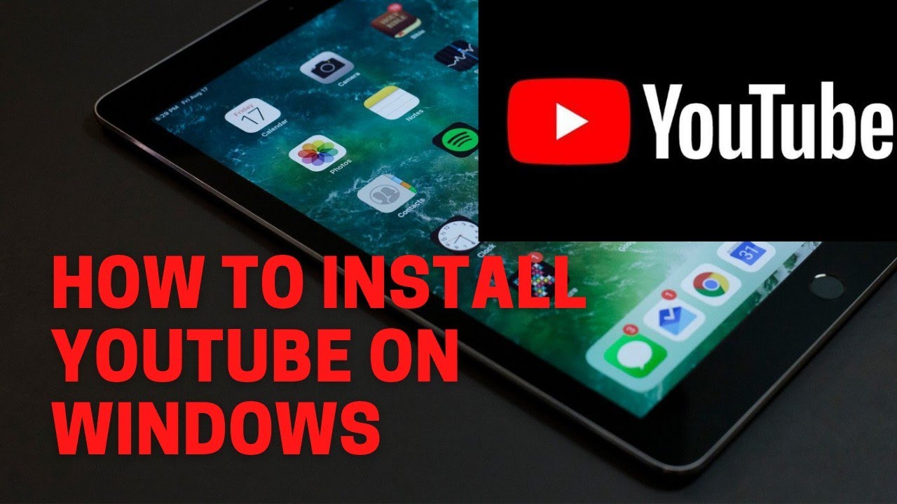 download youtube for windows 10 pro