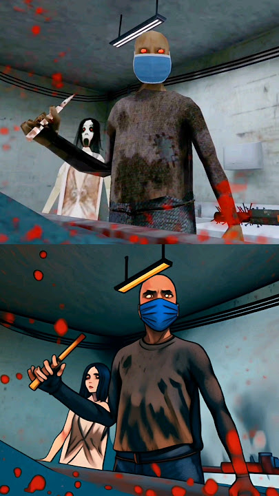 Original Granny 4 Mortuary Game Over vs Anime Granny 4 Mortuary Game Over #granny4mortuarymadness
