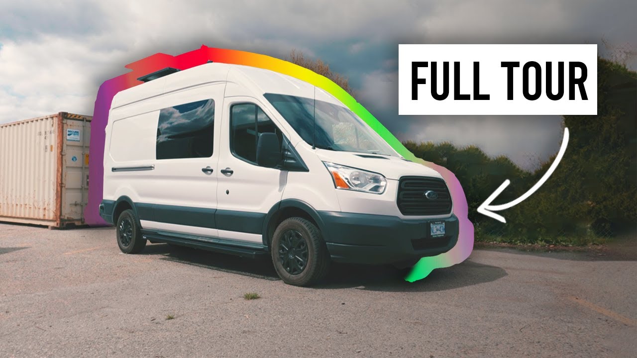 This Clever Custom Ford Transit Build Smartly put $$$ where it mattered  most! (Full Tour & Cost) 