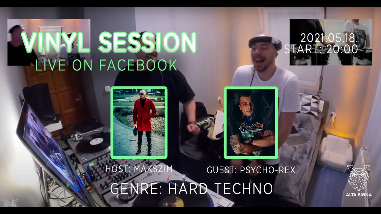  Vinyl Session 009 PSYCHO REX b2b Makszim | Hard Techno