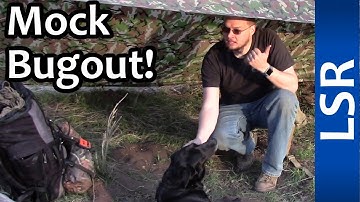 Mock Bugout Solo 4/17 p1 - Shelter, Knots, Dinner!