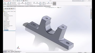 L9: Advanced Molding Tool Tutorial 1 | Hole Wizard | Fillet | SolidWorks Tutorial