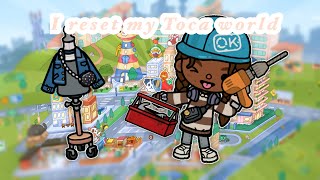 Come reset my Toca world with me 😳￼ #toca #tocaboca #resettingmyTocaWorld ￼