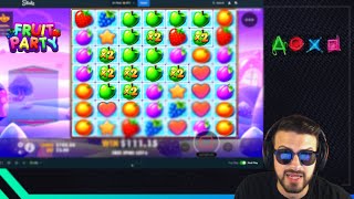 FRUIT PARTY - WE RINSED $1000 in 7 Minutes! *(STAKE)*