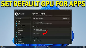 How To Set Default GPU for Apps on Windows 11 - Quick Fix