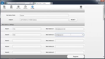 Epson SureColour T Series Scan to Email Setup