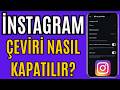 İNSTAGRAM ÇEVİRİ NASIL KAPATILIR ? | İNSTAGRAM ÇEVİRİ KAPATMA 2026