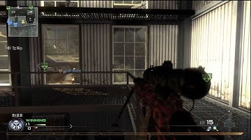 Crazy No-scope first blood.MW2.HD.