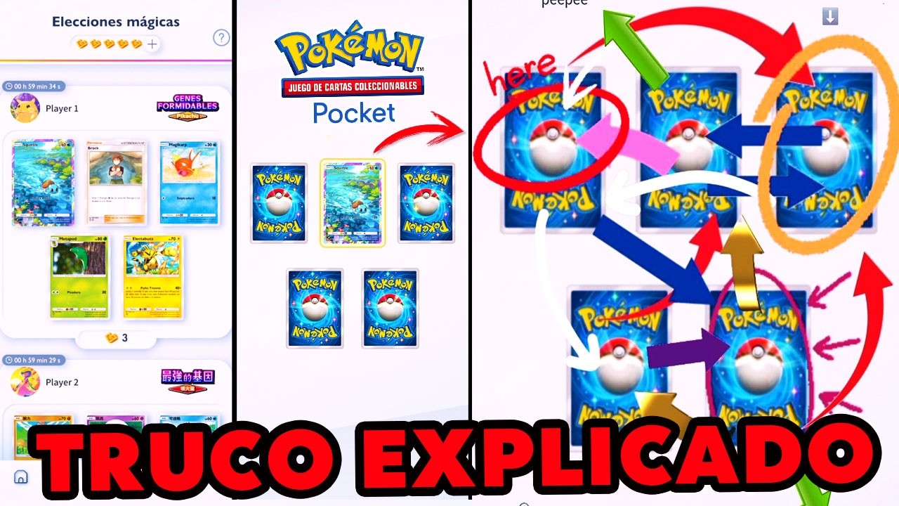⚠️ USA ESTE TRUCO para CONSEGUIR las MEJORES CARTAS ELECCIÓN MAGICA de POKEMON TCG POCKET