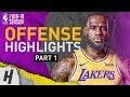 LeBron James BEST Offense Highlights from 2018-19 NBA Season! Official Lakers Debut (Part 1)