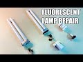 Tenter de rparer une lampe fluorescente pls casse  estce que a marchera