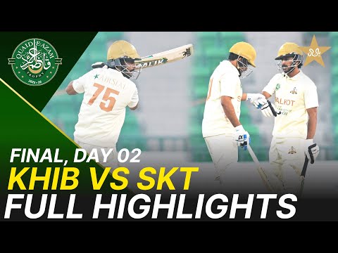 Full Highlights | Quaid-e-Azam Trophy 2025-26 Final | Day 2 | Karachi vs Sialkot | M2P1K