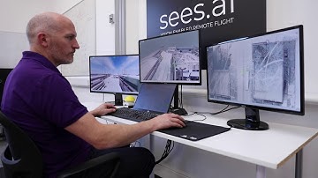 sees.ai advanced BVLOS command & control solution for industrial and urban environments.
