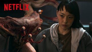 寄生獣が空から襲来!? | 寄生獣 ーザ・グレイー | Netflix Japan