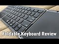 Microcenter Foldable BT Keyboard with Touchpad Review