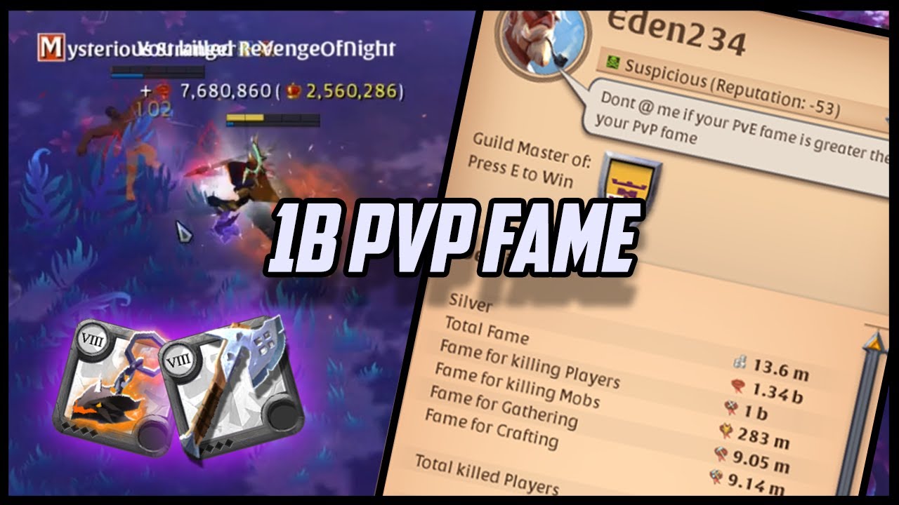 Albion online Road to 1B pvp fame Mist adventures PvP YouTube