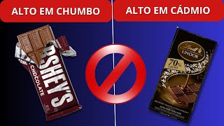 🛑AVISO!! Metais tóxicos encontrados nas principais marcas de chocolate!!