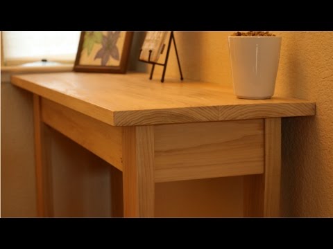 Building An Elegant Hall Table | Woodworking